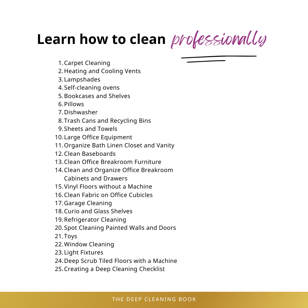 The Deep Cleaning Book