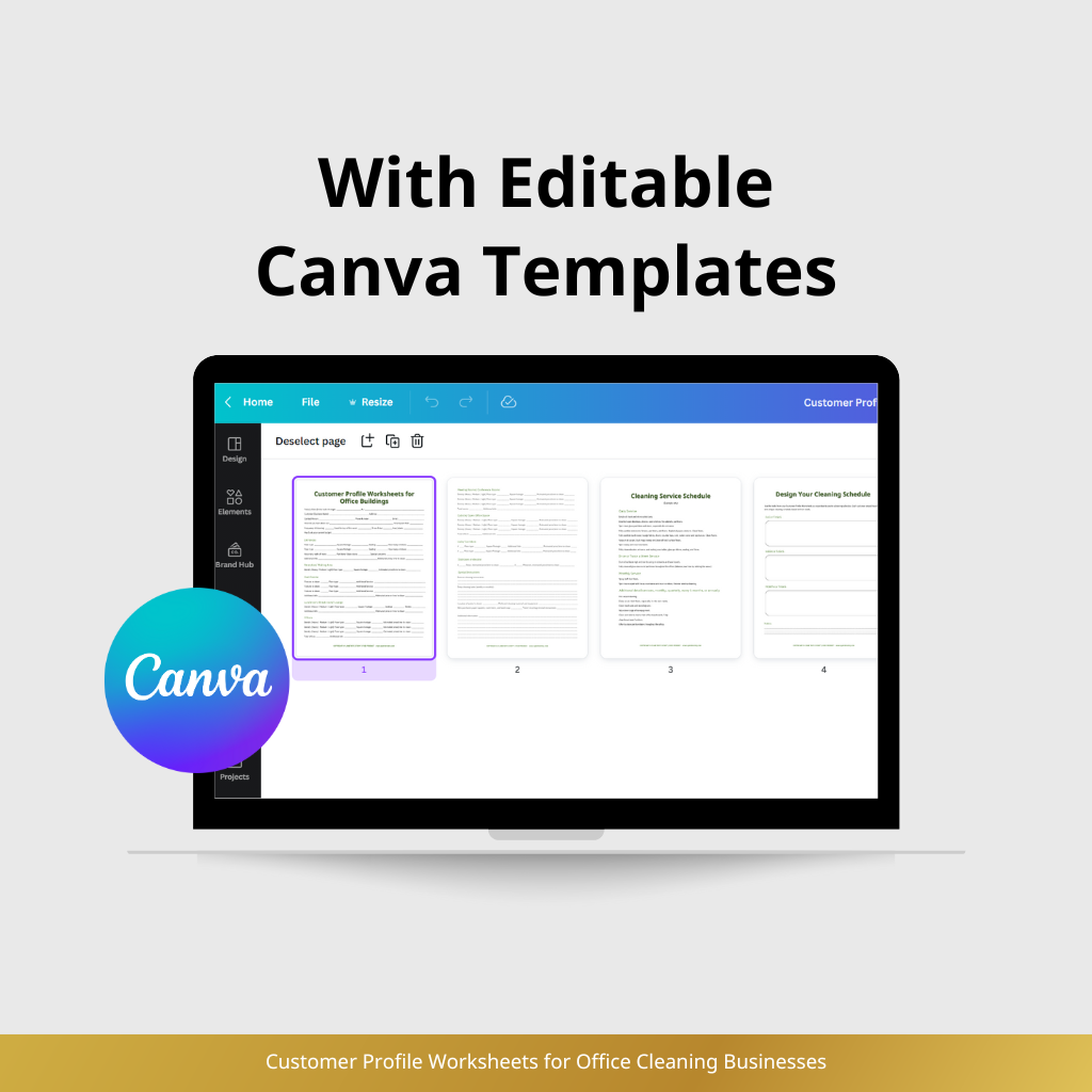 Customer Profile Worksheets for Office Cleaning Businesses