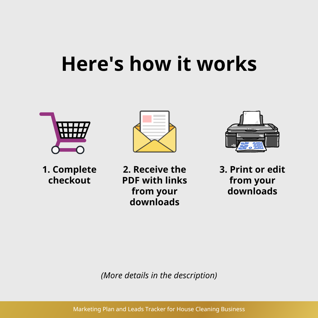 House Cleaning Marketing Kit