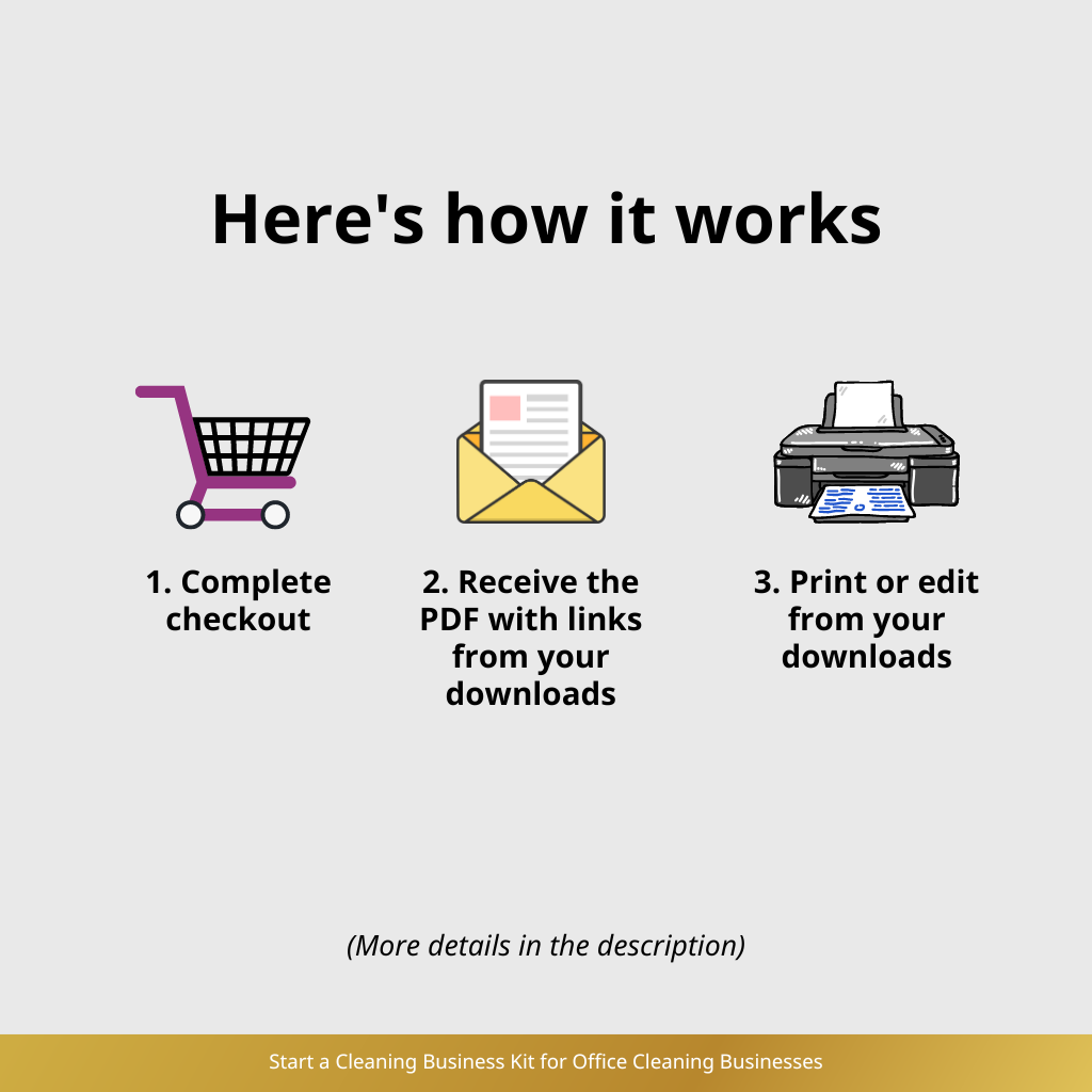 Start a Cleaning Business Kit for Office Cleaning Businesses