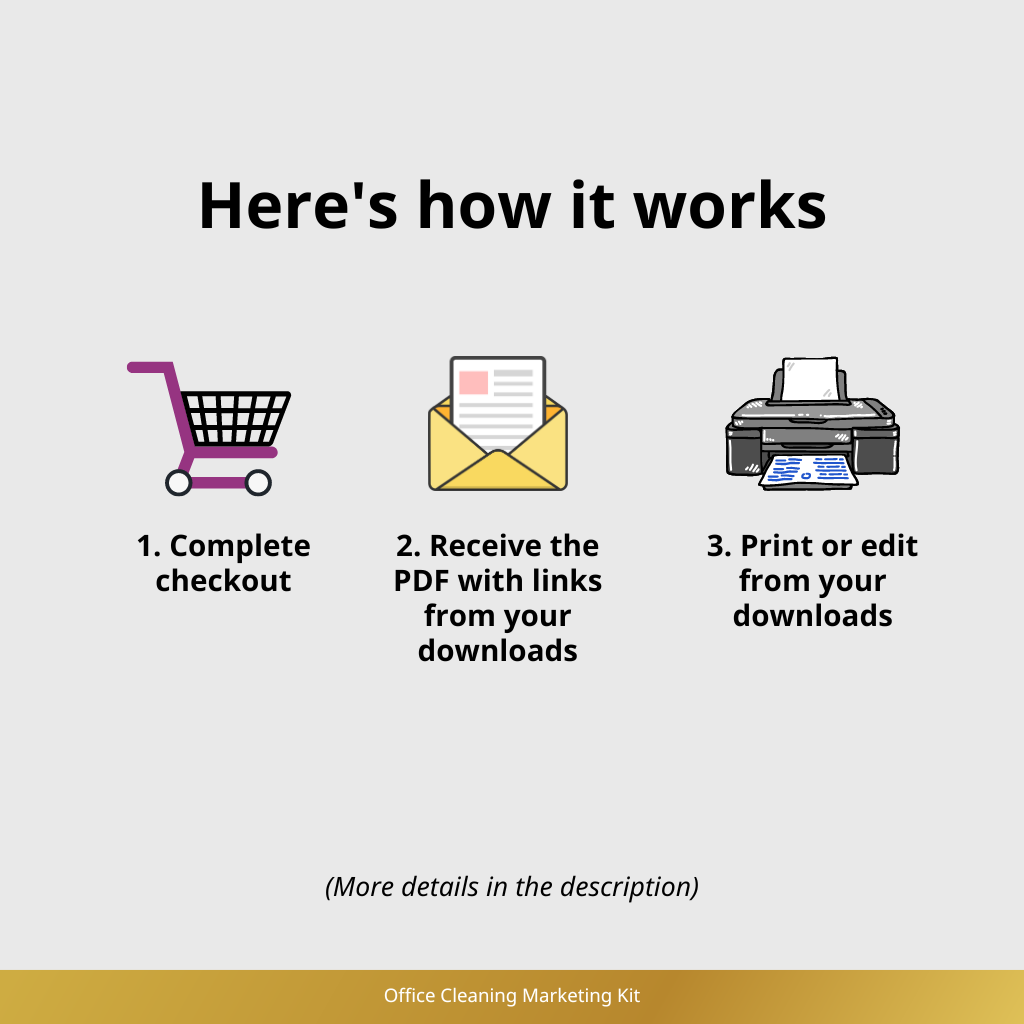 Office Cleaning Marketing Kit
