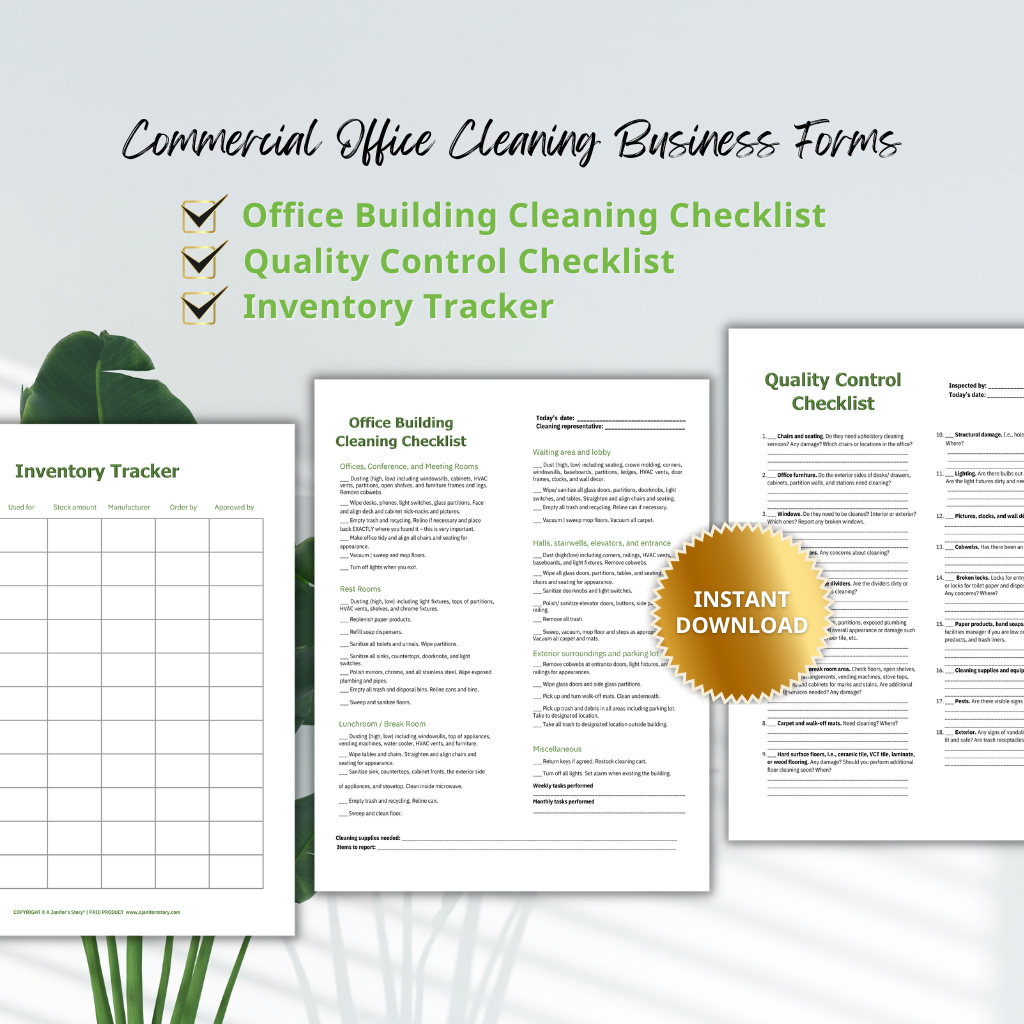 Office Building Cleaning Checklist Office Building Cleaning Checklist