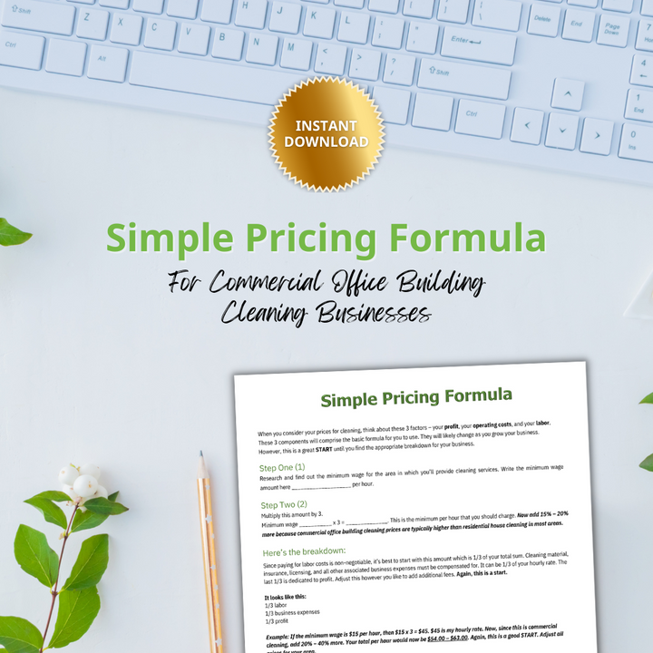 Office Cleaning Business Forms – A Janitor's Story