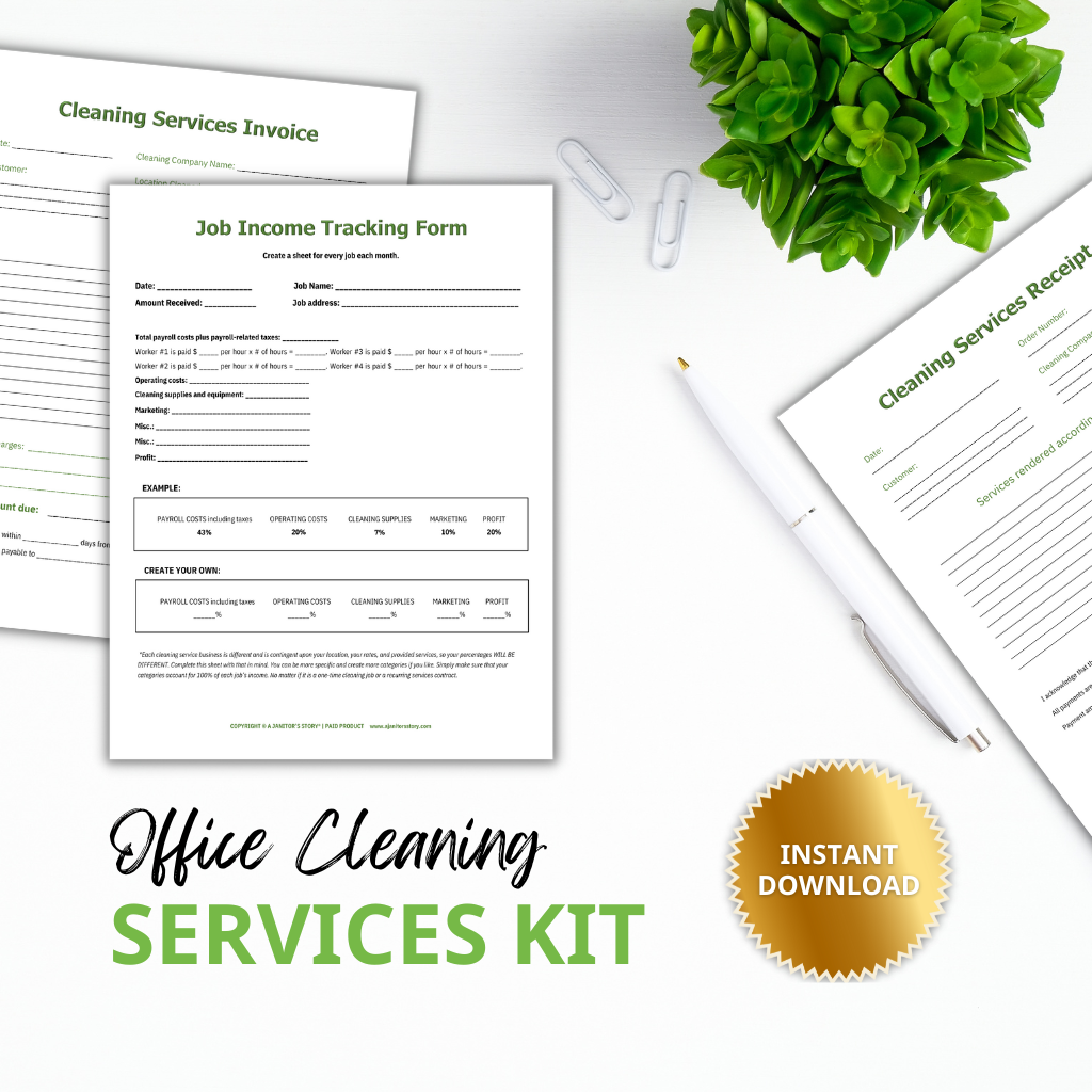 Office Cleaning Services Kit