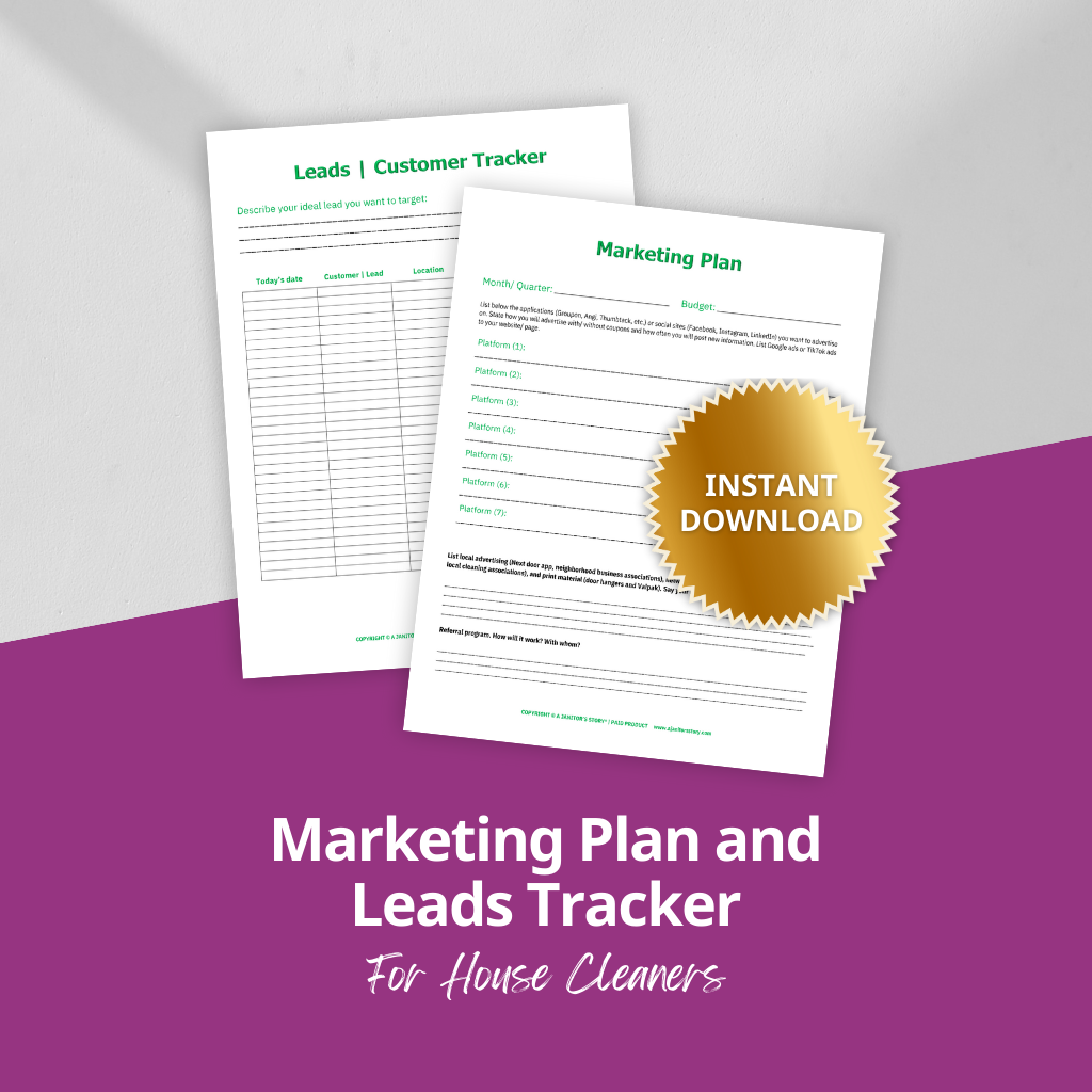 House Cleaning Marketing Kit